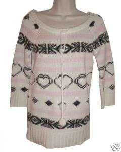 NWT~JUICY COUTURE~CASHMERE~WOOL~SWEATER~WOMENS~MEDIUM~M  