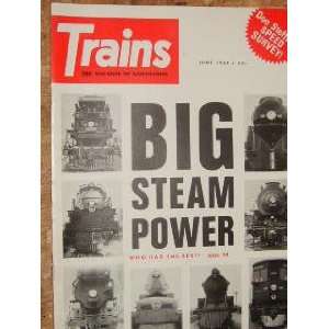 Trains Magazine Steam Power (June, 1968) staff Books