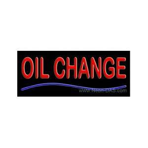  Oil Change Outdoor Neon Sign 13 x 32: Sports & Outdoors