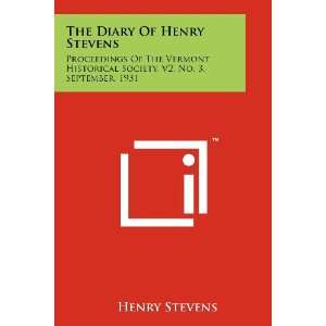   Historical Society, V2, No. 3, September, 1931 (9781258203177) Henry