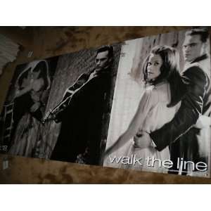  WALK THE LINE Movie Theater Display Banner JOHNNY CASH 