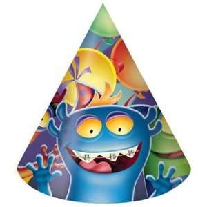 Monster Mania Cone Hats (8) Party Supplies: Toys & Games