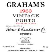 Grahams Vintage Port 1963 