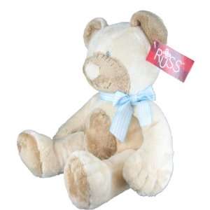   Teddy Bear w/ Rattle Sound in Blue by Russ Berrie Toys & Games