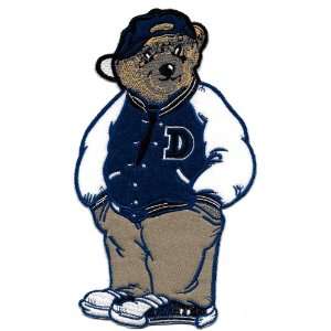 College Bear with jacket and baseball cap LARGE Embroidered Iron 
