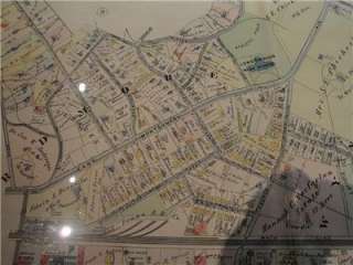 RARE Original 1920 Property Map of Ardmore, Pennsylvania from the 