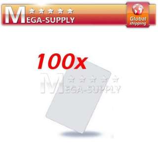 NEW 100pcs125K Thin RFID Proximity ID Card For Access Control And Time 