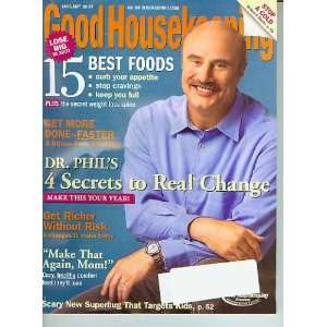    Good Housekeeping January 2007   Dr. Phil (Vol. 224 No. 1): Books