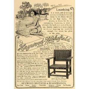  1905 Ad Heywood Wakefield Rattan Furniture Loontying 