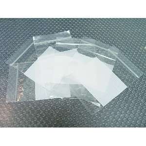 500 pcs Ziplock Zipper Lock Clear / white Plastic Poly Bags:  
