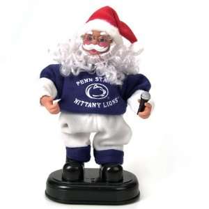   Nittany Lions Animated Rock & Roll Santa Claus Figure: Home & Kitchen