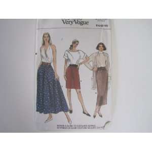  Vogue Pattern 9882 Very Easy Very Vogue Misses/Half Size 