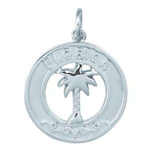  Sterling Silver Florida Charm Arts, Crafts & Sewing
