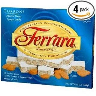 Ferrara Torrone, Almond Honey Nougat Candy, 7.62 Ounce Boxes (Pack of 