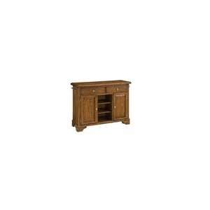  Kitchen Cart with Wood Top on Oak Cabinet   by Home Styles 