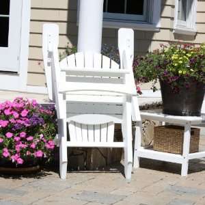   Malibu Outdoor Hyannis Folding Adirondack Chair: Patio, Lawn & Garden