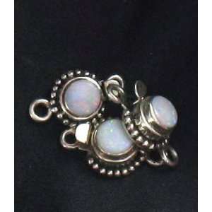  AAA AUSTRALIAN OPAL STERLING CLASP ROUND 7mm~ Everything 