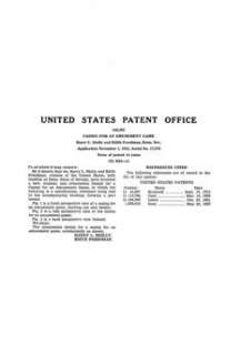 US Patent Office Skelly Cowboy One Arm Bandit 50s  