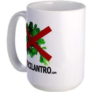 IHateCilantro Humor Large Mug by   Kitchen 