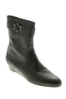 Enzo Angiolini Womens Mid Calf Boots Black Medium Leather 7.5  