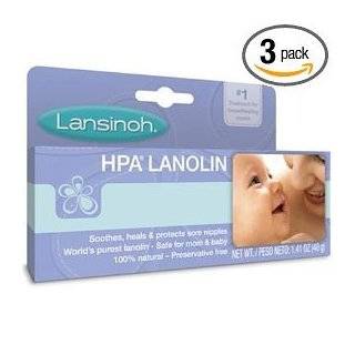 Lansinoh Breast Cream, 1.41 Ounce Tube (Pack of 3)