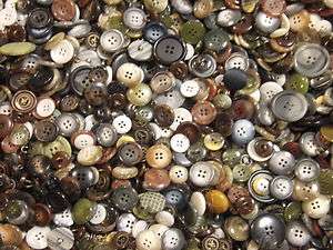 ANTIQUE VINTAGE NEW SEWING BUTTONS CRAFT BULK LOT 20 LBS  