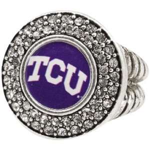  Horned Frogs (TCU) Team Logo Crystal Ring  Sports