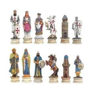 Large Crusades IV Theme Chess Set  Toys & Games  