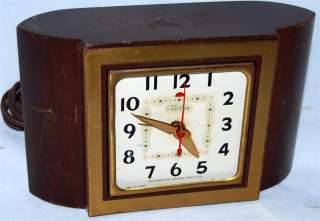 Vintage Telechron Model 7H165 Coronado Alarm Clock  