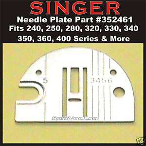 SINGER Needle Plate 352461 892 Fits 327, 328, 338 & Mor  