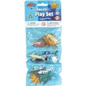  Eco Expedition Oceanic Animals Playset: Dozen Plastic Mini 