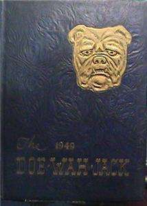 RARE 1949 BURLINGTON N.C HIGH SCHOOL YEAR BOOK VG COND  