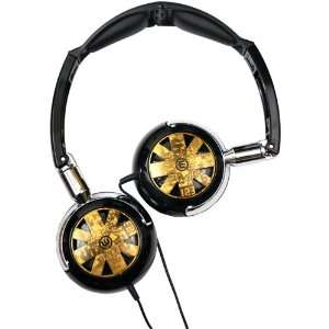  Wicked WI8101 Tour Headphones   Black/Gold Cell Phones 