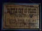 1915 BATTLE CRY OF PEACE CLARION IOWA ORPHEUM POSTER