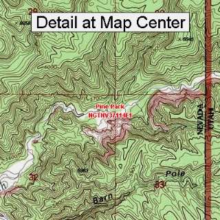 USGS Topographic Quadrangle Map   Pine Park, Nevada (Folded/Waterproof 