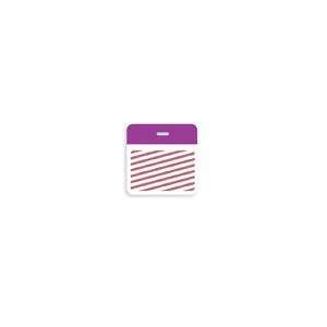  TIMEbadge Clip On Half Day / One Day BACKpart   Purple 