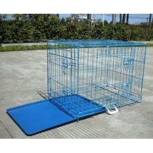  48 Pet Folding Dog Cat Crate Cage Kennel w/PP Tray LC