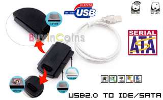 USB 2.0 to IDE SATA 5.25 S ATA/2.5/3.5 Adapter Cable  