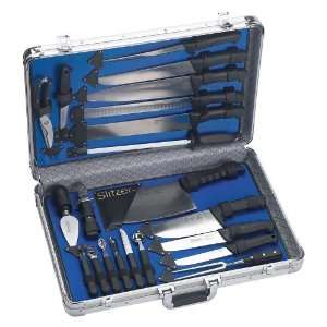   Set By Slitzer&trade 22pc Professional Chef&aposs Cutlery Set in Case