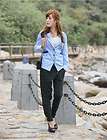 Korea Blue Denim Western Suit Long Sleeve Joker Coat Fashion Tops