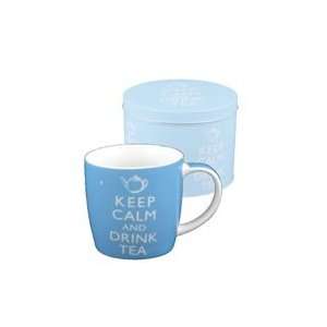  Keep Calm & Drinking Tea MUG in Tin   (LP98869) [Kitchen 