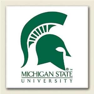  Michigan State Spartans NCAA Stone Coaster Set of 4 [Misc 