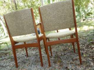   Modern Teak Dining Set Square Table w 2 Chairs Mobler Denmark  