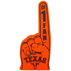   : Texas Longhorns Burnt Orange #1 Fan Foam Finger: Sports & Outdoors