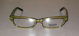 GUESS 1505 Authentic WOMEN Rx Eyeglass Frame GREEN HORN  