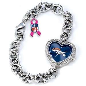Gametime Denver Broncos Breast Cancer Awareness Heart Watch   