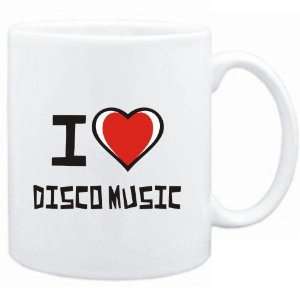  Mug White I love Disco Music  Music