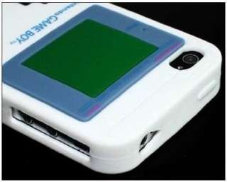 New Nintendo Game Boy Soft cover Case for Apple iPhone 4 4G White 