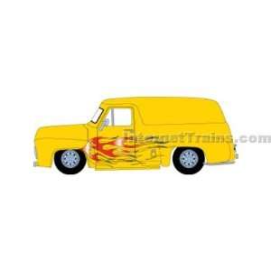   to Roll 1955 Ford F 100 Panel Truck   Yellow w/Flames #2 Toys & Games