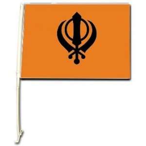  Sikh Khanda Car Flag